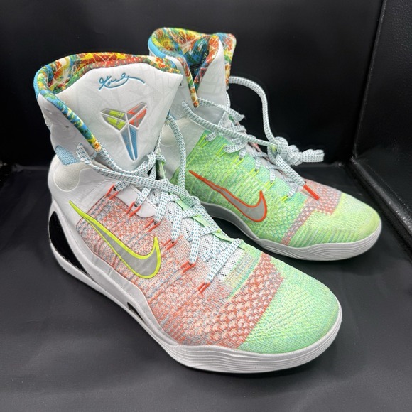 Size10 Nike Kobe 9 IV Protro Elite High Multicolored Basketball Shoes fz7335-101